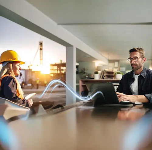 The digital bridge between construction site and office