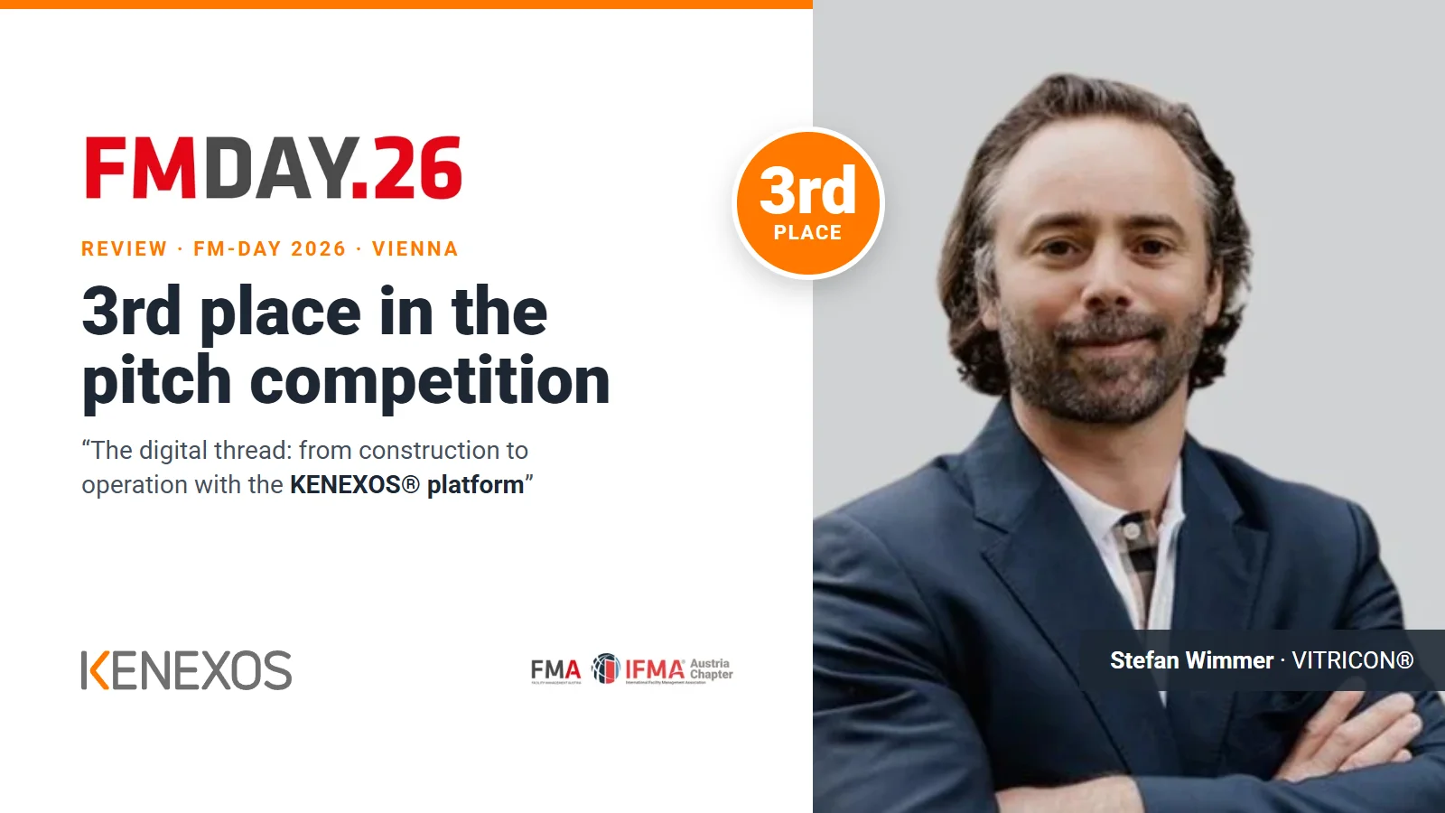 Review of FM-Day 2026 in Vienna: 3rd place for Stefan Wimmer in the pitch competition