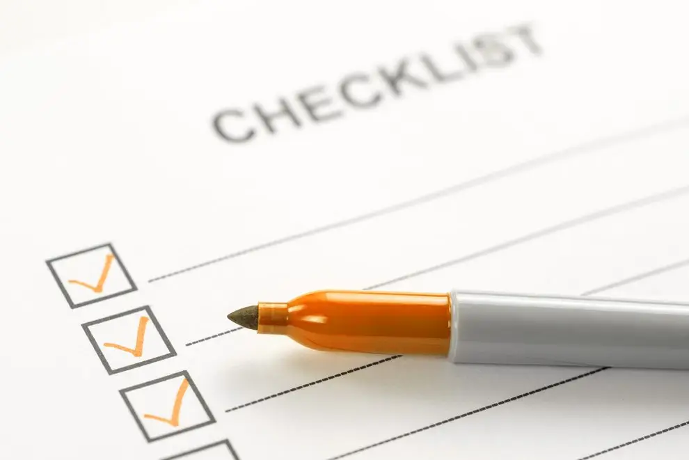 A wide range of options with digital checklists