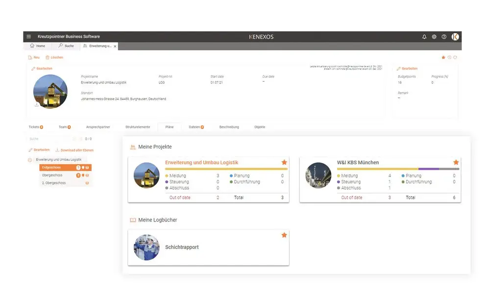 Organize buildings and facilities individually